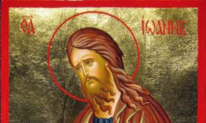 Молитва Иоанну Предтече об успокоении — читать и слушать текст
